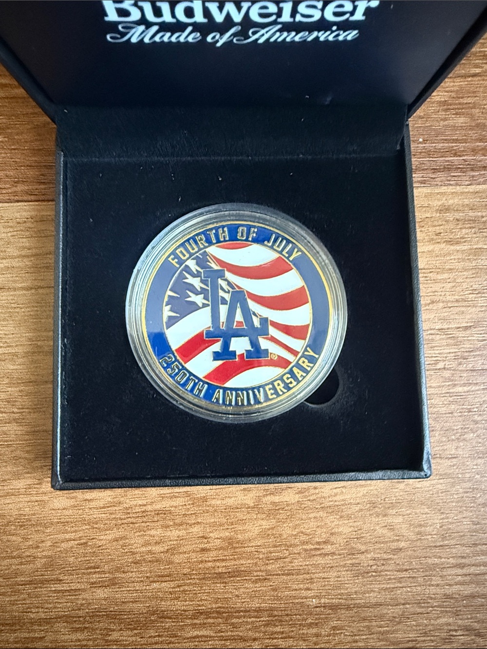 Los Angeles Dodgers 4th of July 2026 Commemorative Coin 250th Anniversary